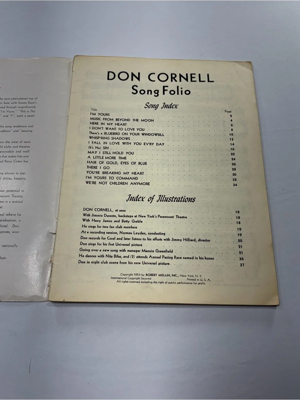Don Cornell vintage don